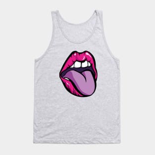 Tongue | Mouth | Lips Tank Top